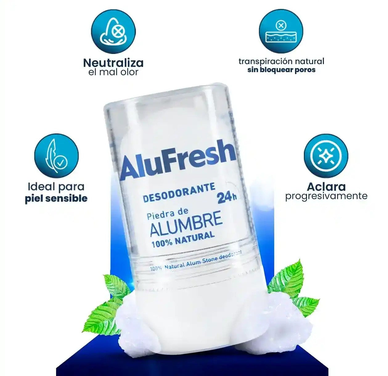 PROMO DESODORANTE DE PIEDRA DE ALUMBRE