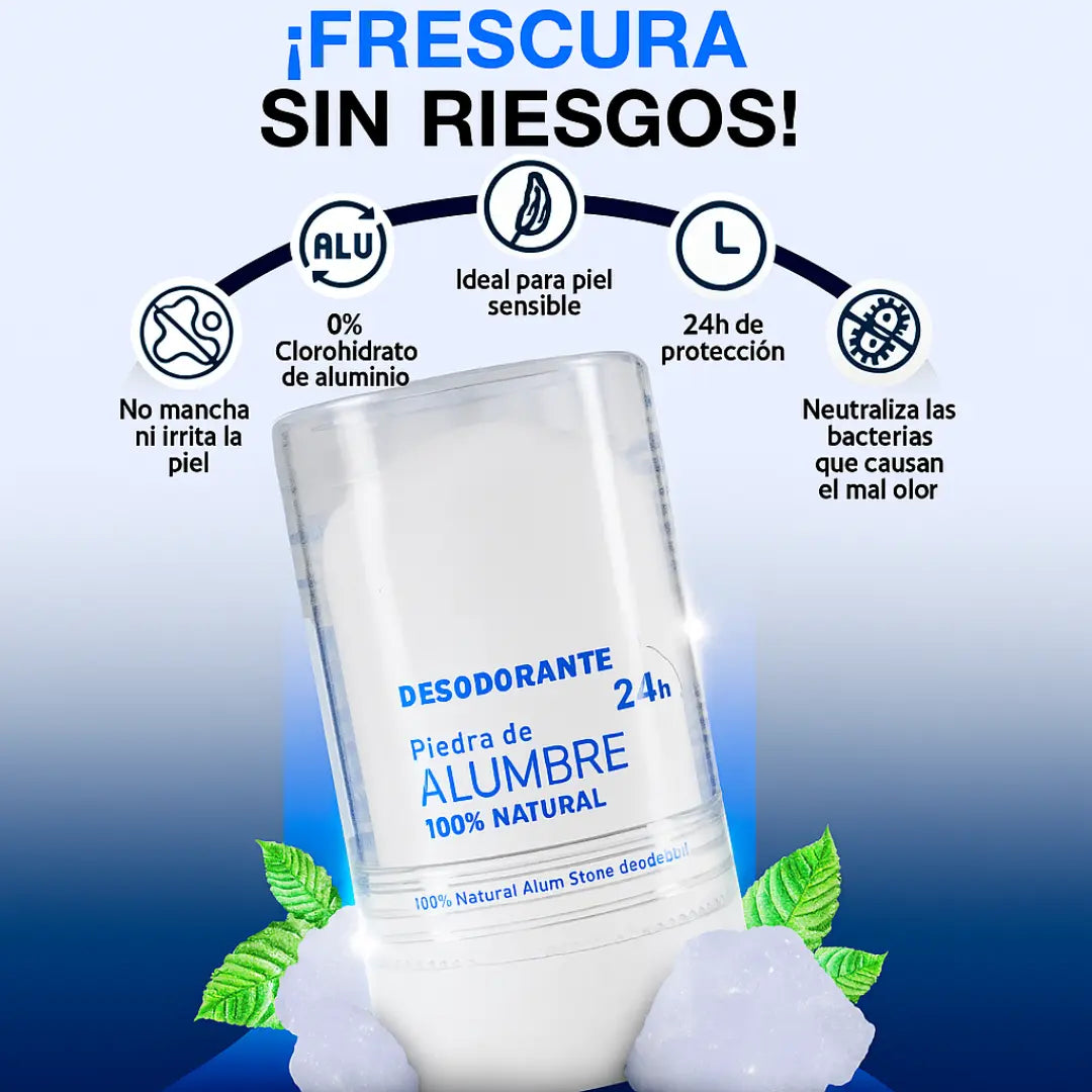 Desodorante de Piedra Alumbre